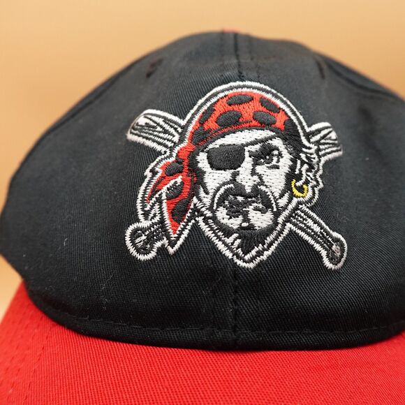 Vintage Pittsburgh Pirates Hat Cap Snap Back Jolly Roger MLB Baseball Mens 90s - Picture 2 of 9